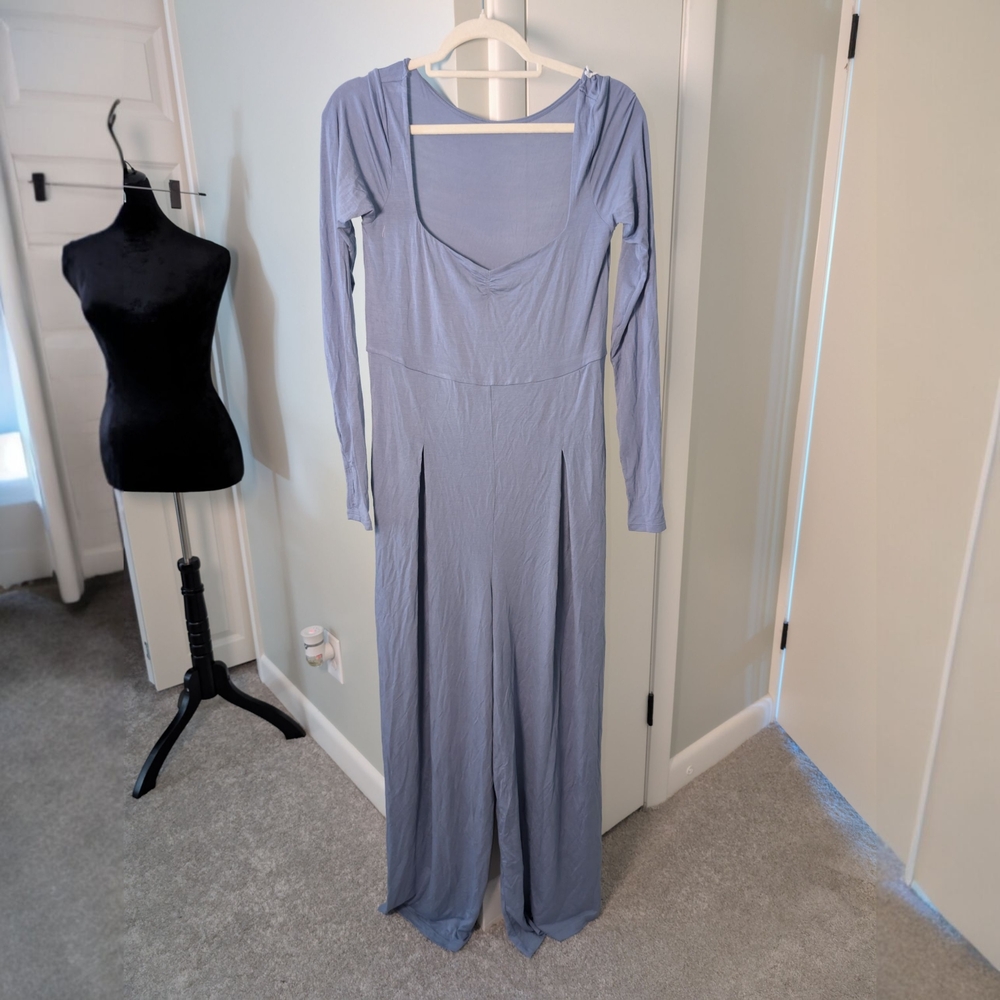 Blogilates Super Soft Blue Long Sleeve Jumper